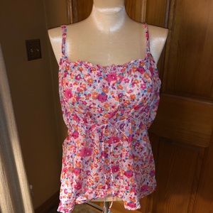 Flower Print Tank